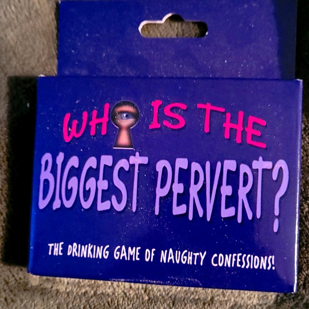 Who is the Biggest Pervert Adult Drinking Card Game New 2010